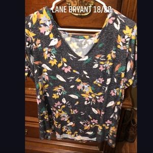 Lane Bryant 18/20 Floral Top